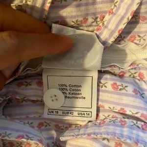 Laura Ashley vintage floral cotton dress.